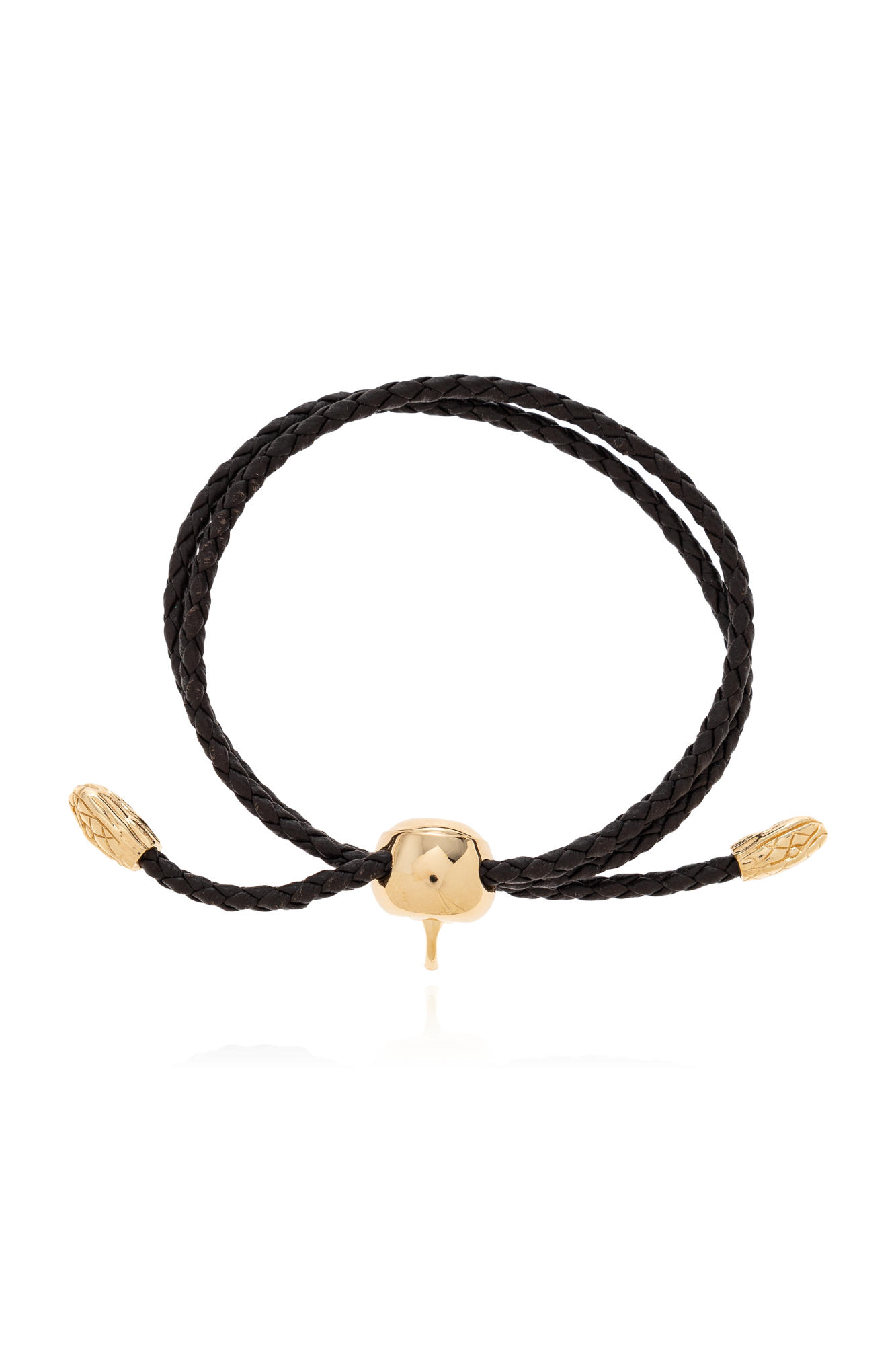 Black Leather bracelet Bottega Veneta - Vitkac France
